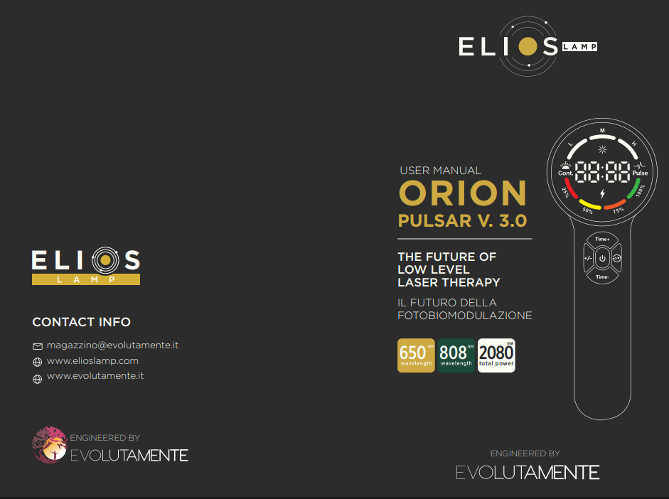ORION PULSAR V3.0 LOW LEVEL LASER THERAPY!