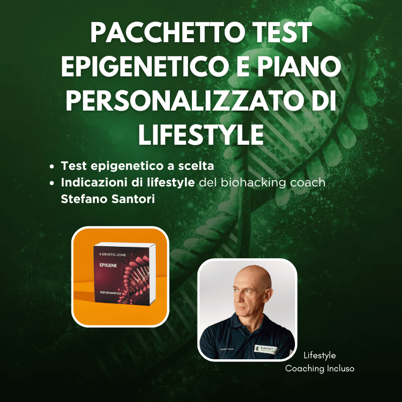 Pacchetto test epigenetico e piano personalizzato di lifestyle