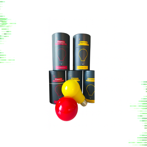 Set lampadine “Night & Day” composto da 3 Espero + 3 Aurora