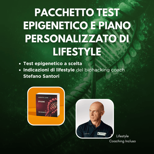 Pacchetto test epigenetico e piano personalizzato di lifestyle