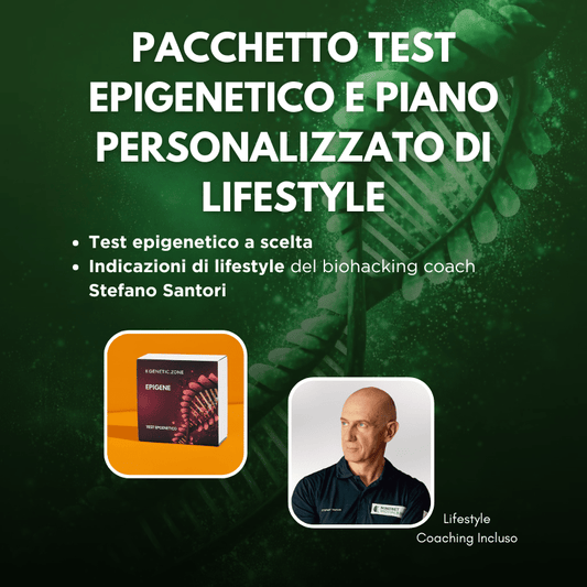Pacchetto test epigenetico e piano personalizzato di lifestyle