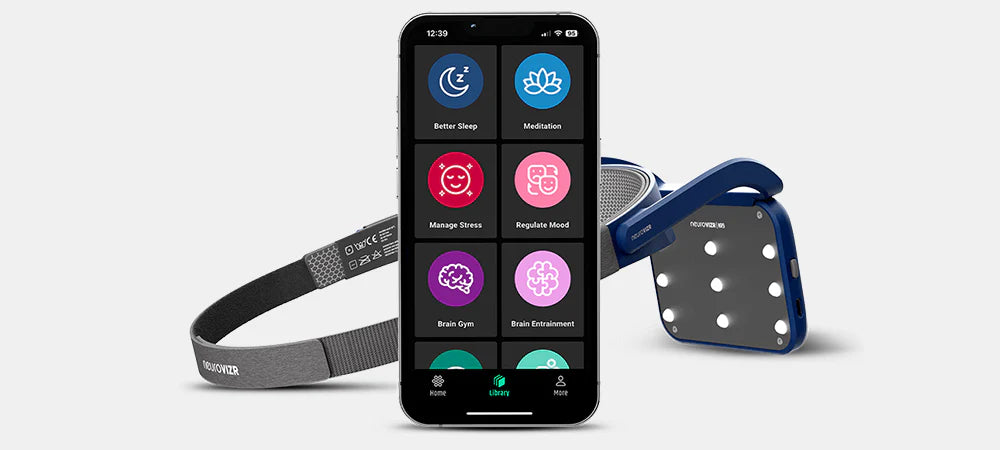 NeuroVIZR – Dispositivo di Benessere Cerebrale Light & Sound