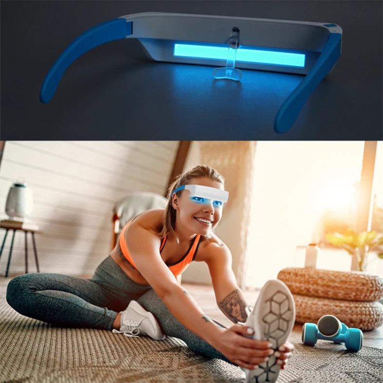 Occhiali Luce Terapeutica SAD: Portatili con emissione luce SAD e luce blu