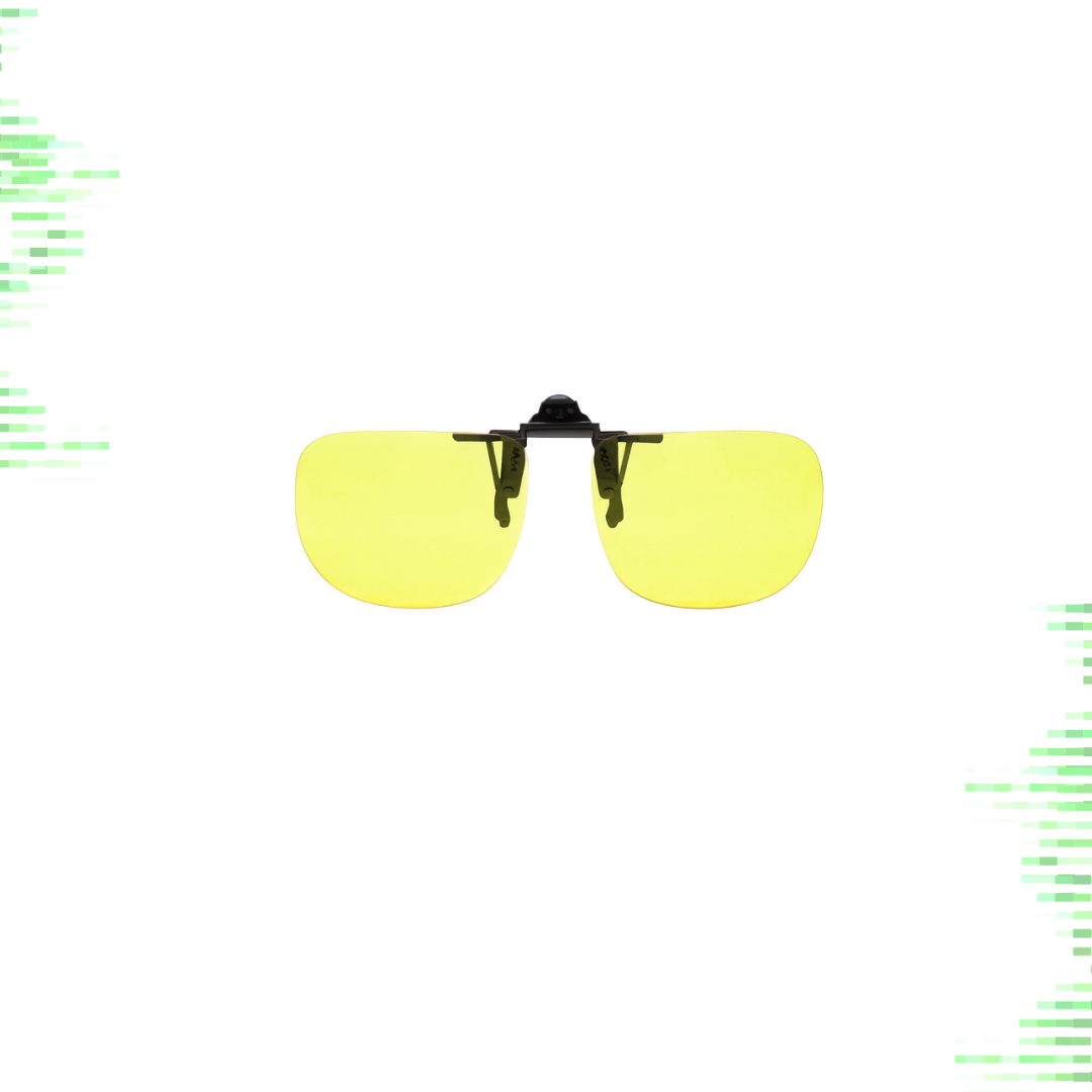 3 clip trasparenti da giorno: trasparenti+gialle+rosse